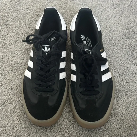 Adidas Samba Black and White Sneakers - Picture 1 of 6